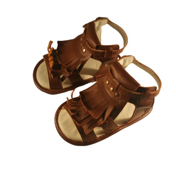 Gianni Bini Other - Gianni Bini GB Baby Girl Brown Fringe Sandals